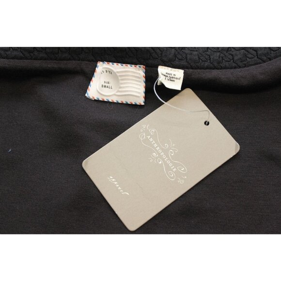 Anthropologie Postmark women's textured pull on Basal Flounced ruffle skirt S - Picture 8 of 12